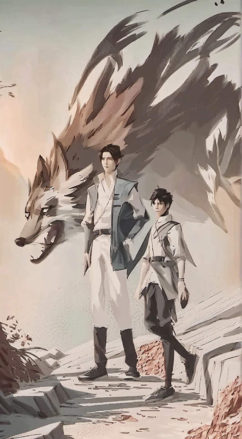 ai character: Luck and Kai background