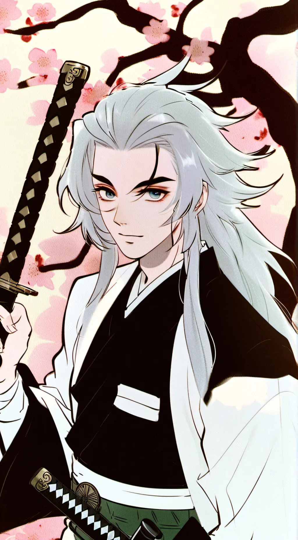 ai character: demon slayer background