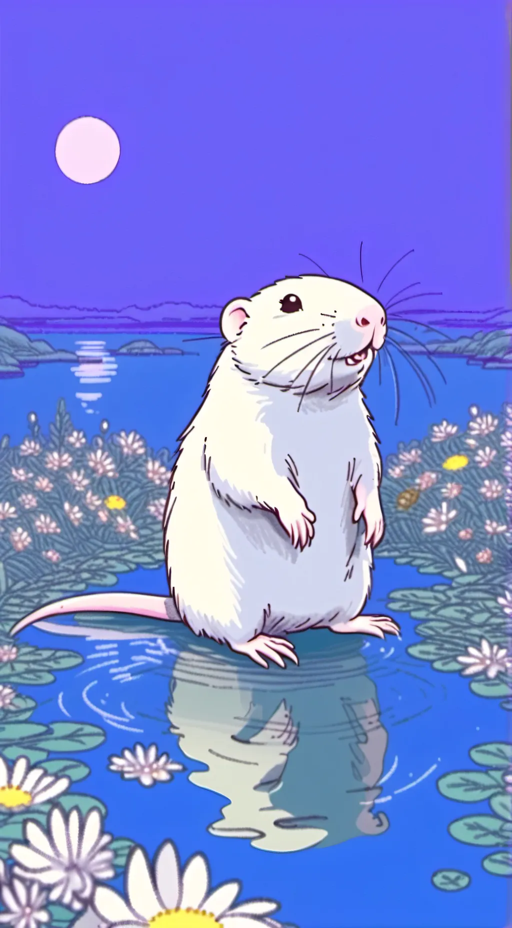 ai character: Magic mole rat background