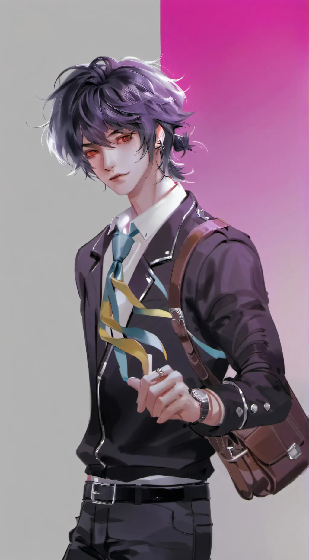 ai character: Damien background