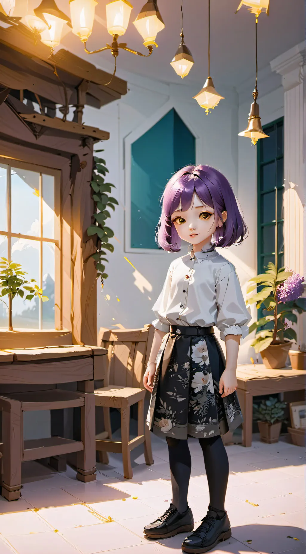 ai character: Crystal Cloud background