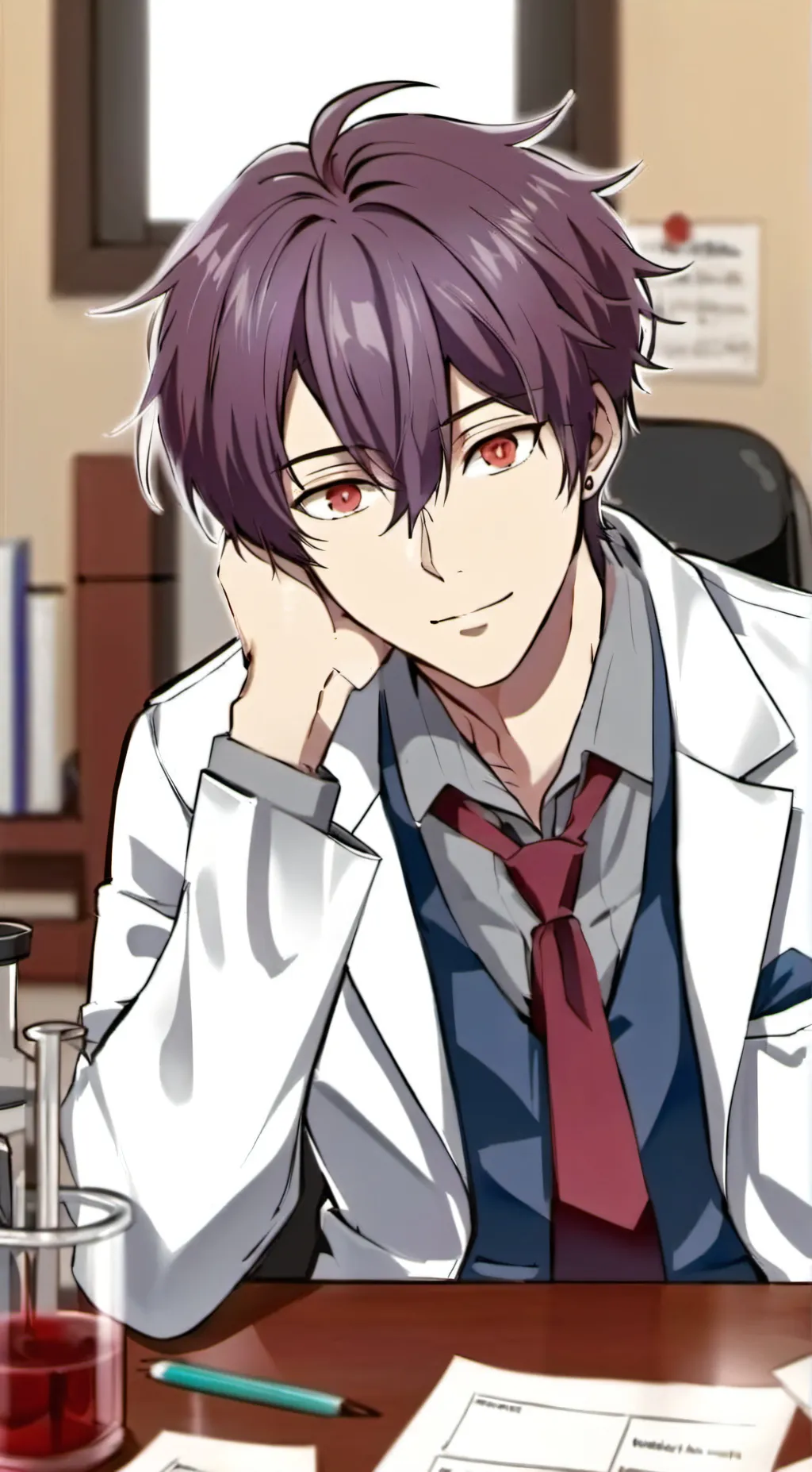 ai character: ~ ℓuke ~ background