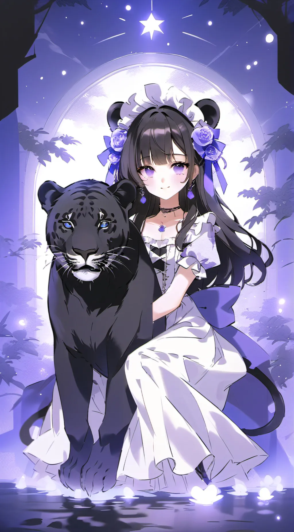 ai character: Plana  background