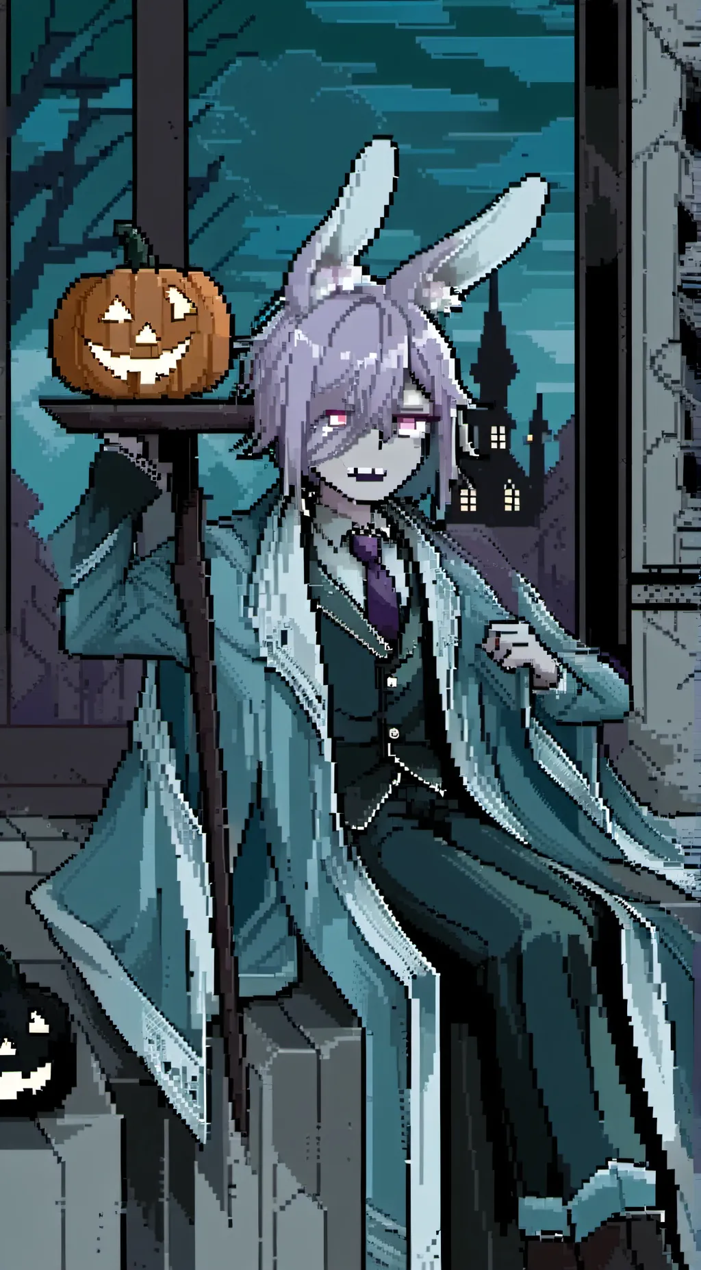 ai character: Halloween jax background