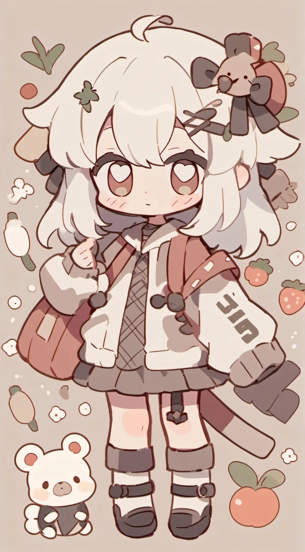 ai character: Luna background