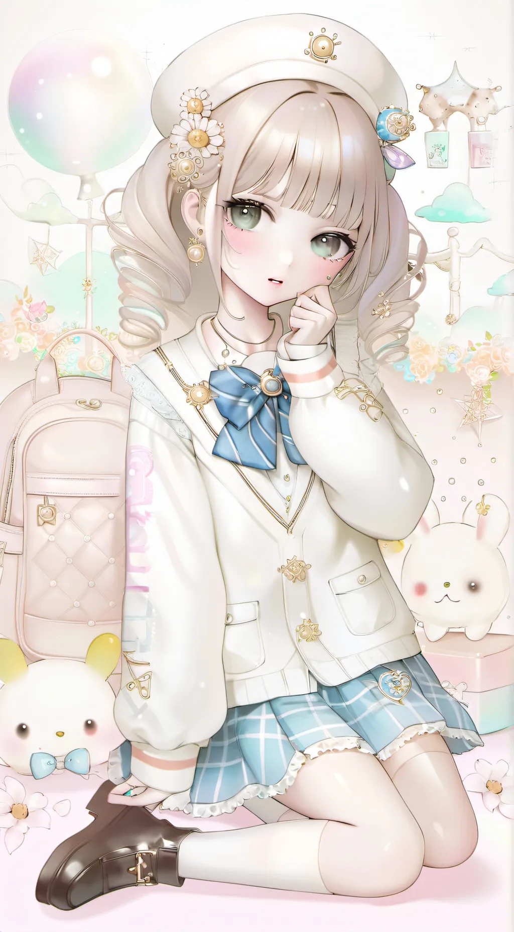 ai character: lily background