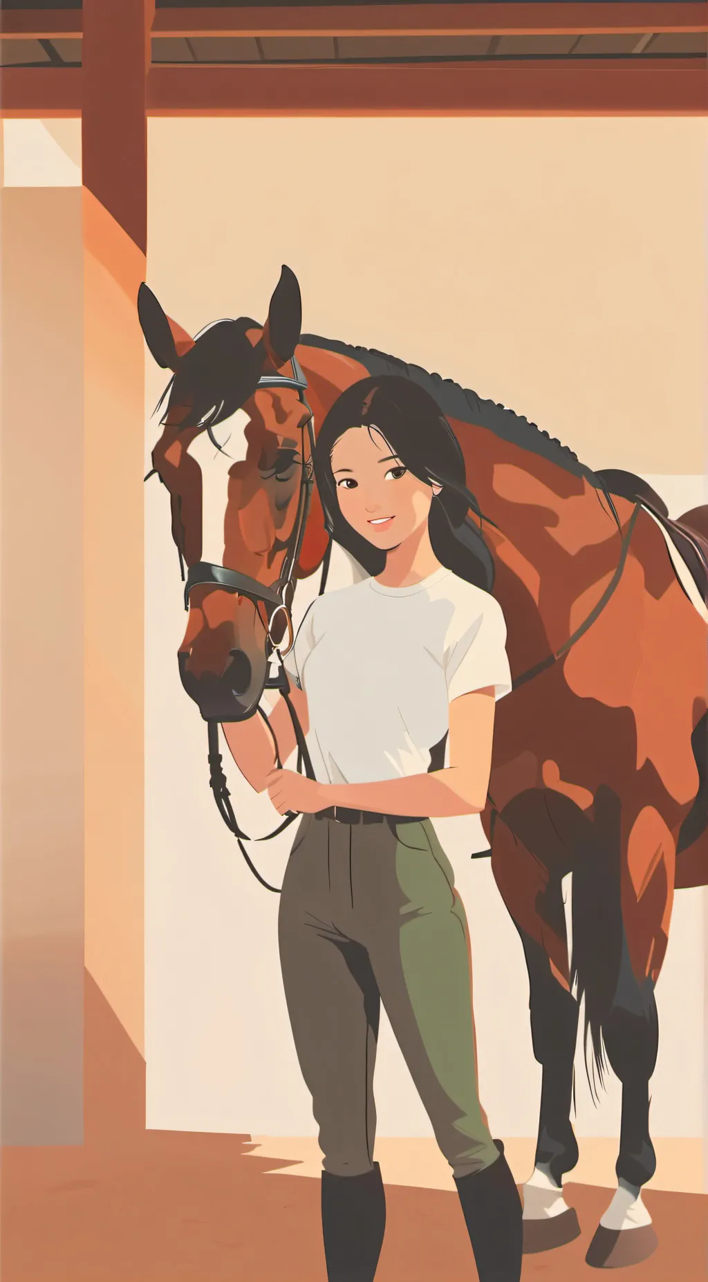 ai character: Ella background