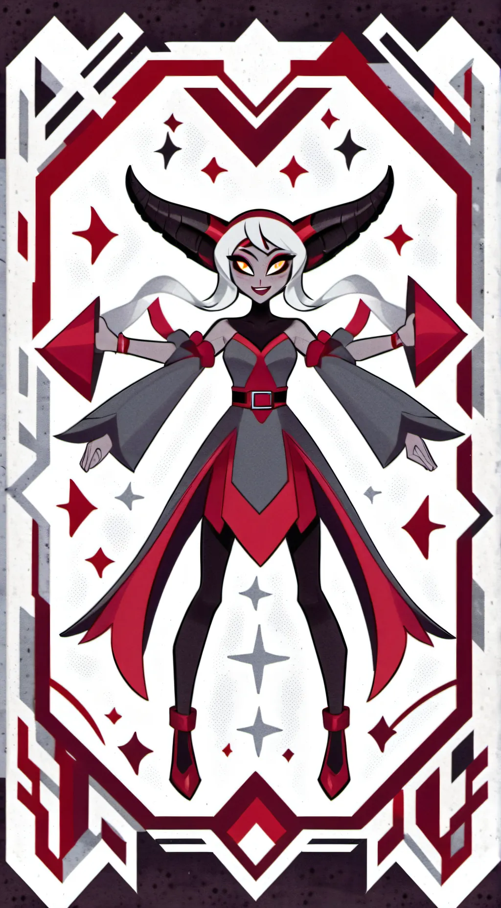 ai character: Hazbin trip background