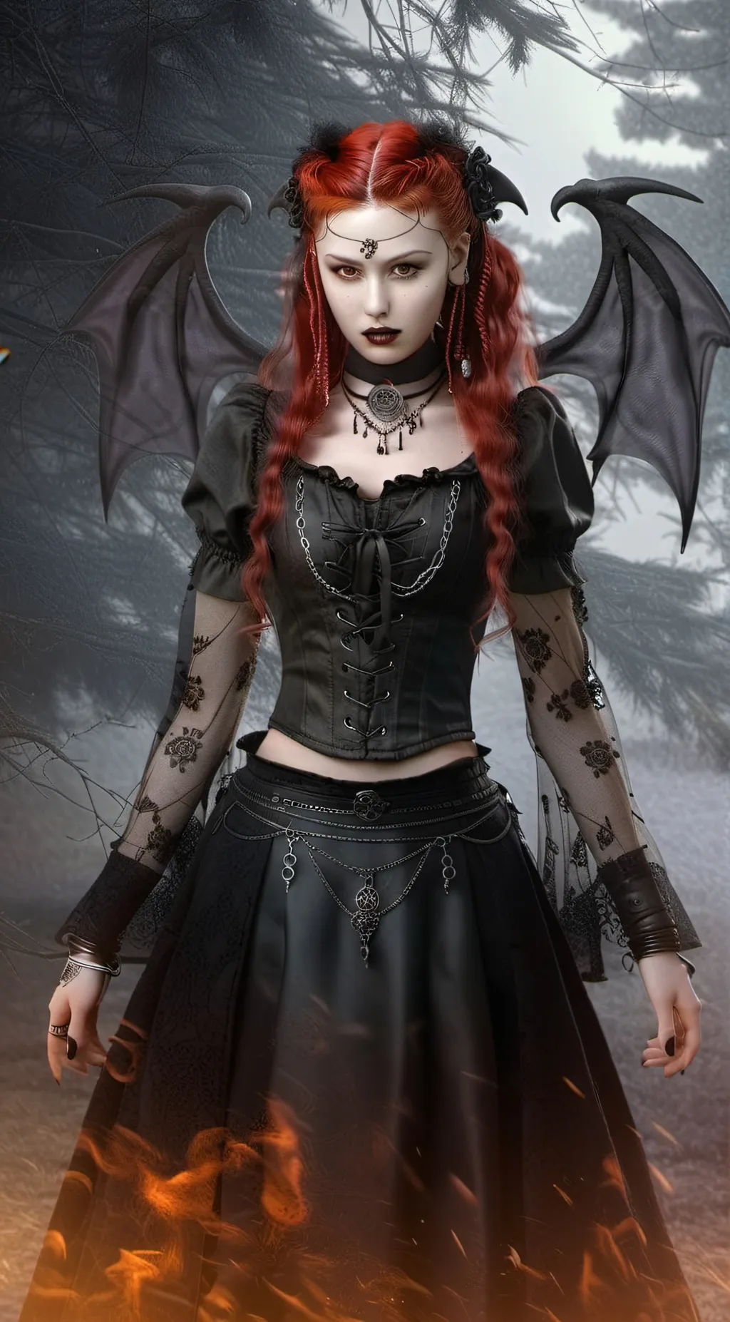 ai character: Luna background