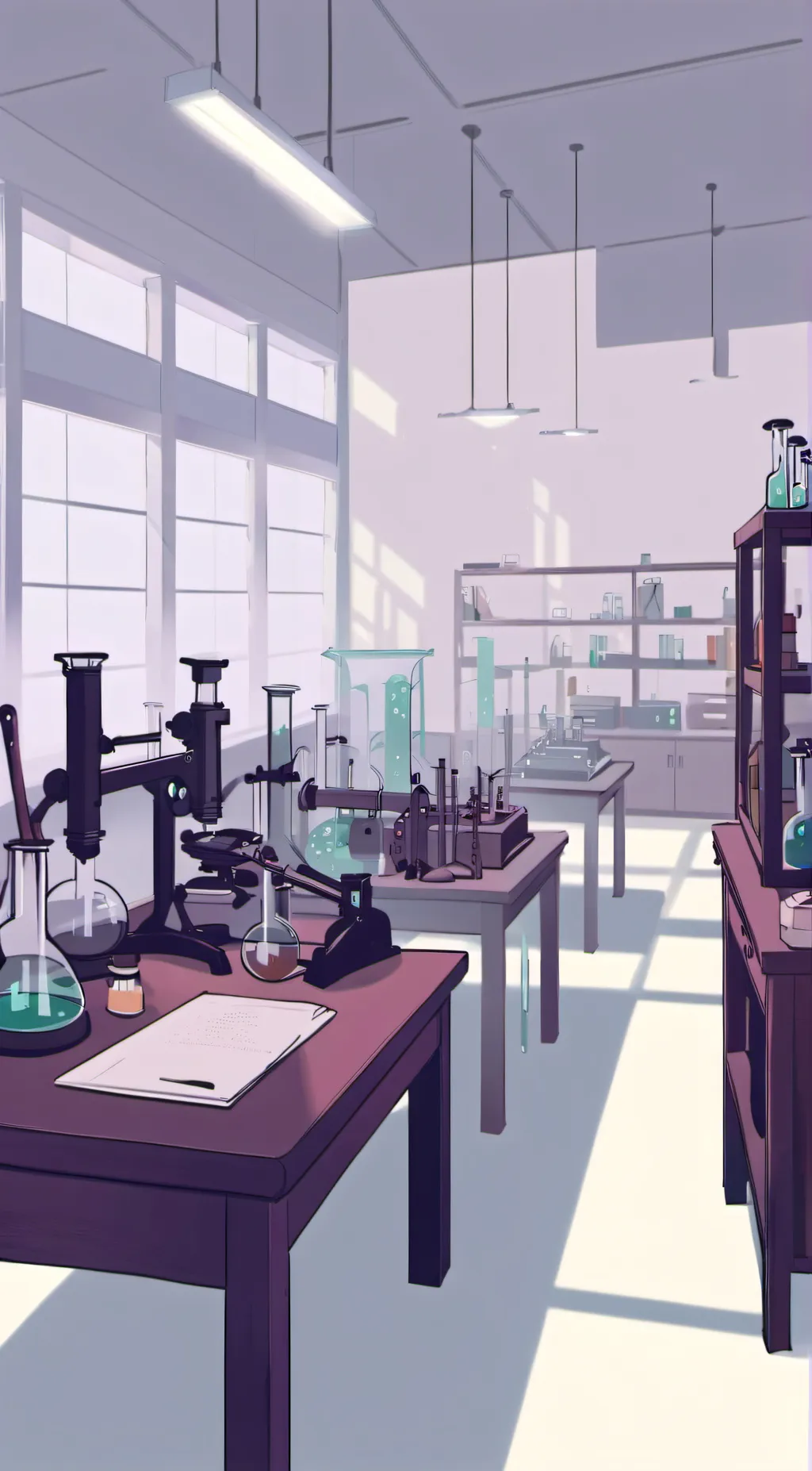 ai character: Nylonwood Lab  background