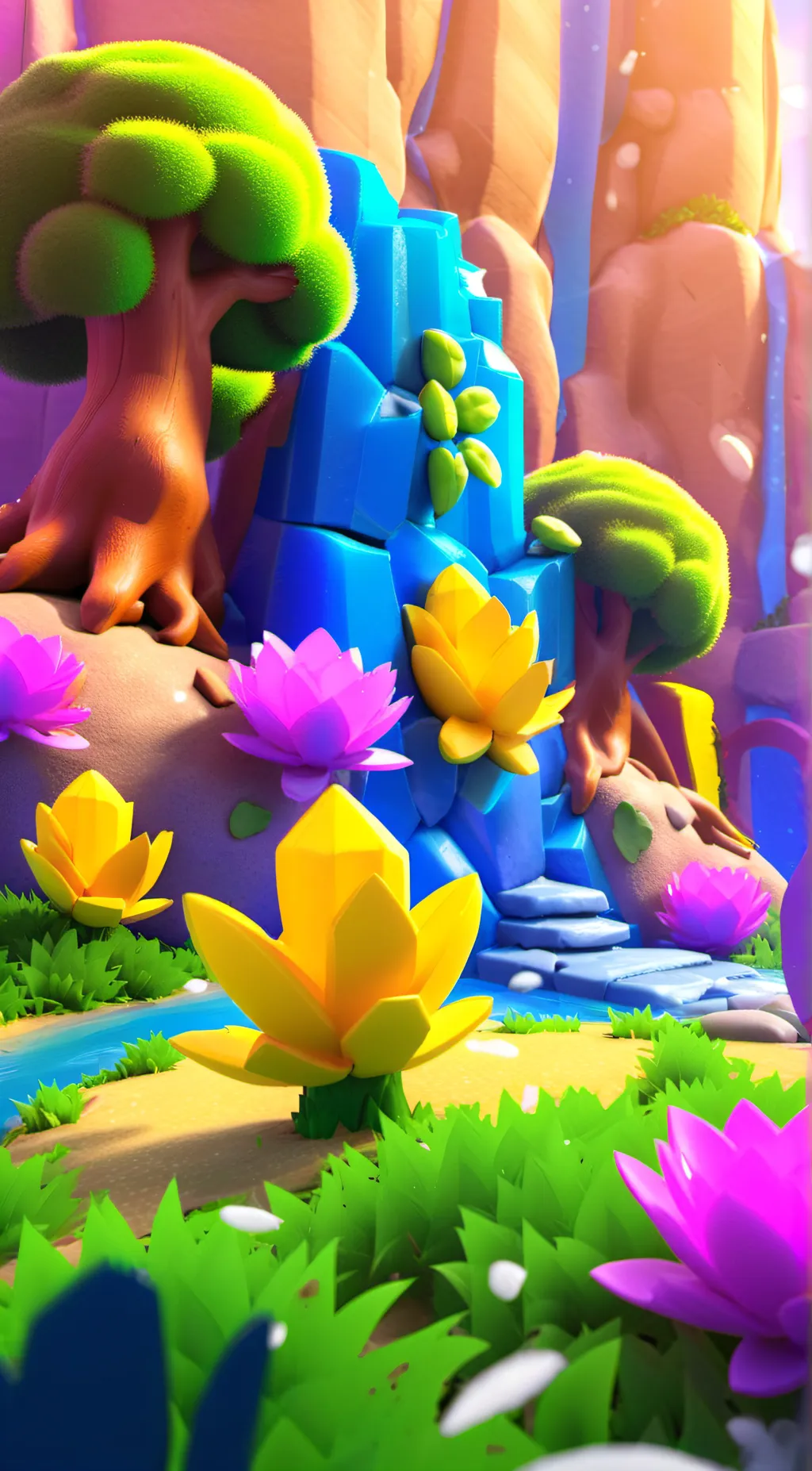 ai character: Dumping ground  background