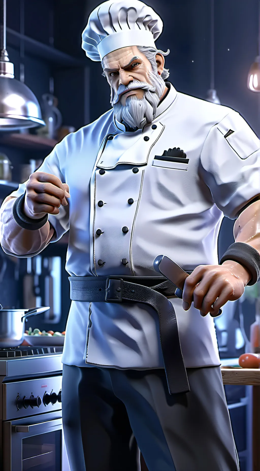 ai character: Hens background