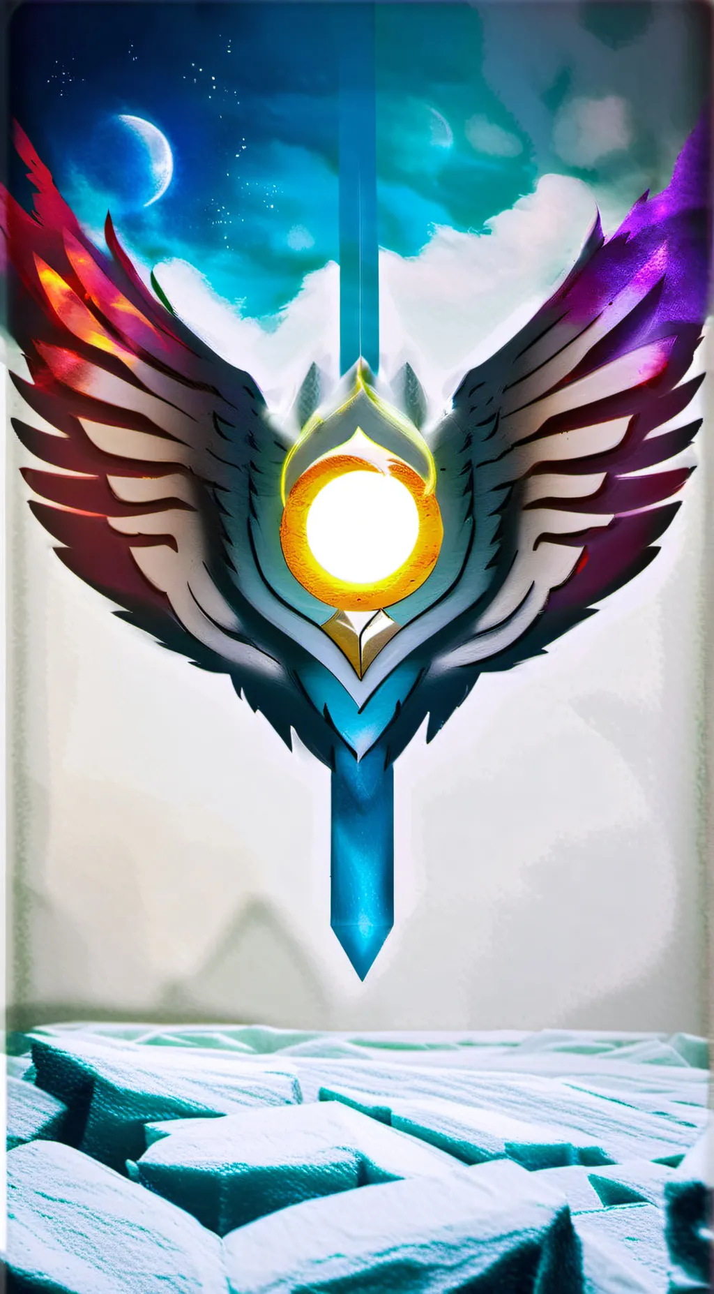 ai character: Elemental Gems  background