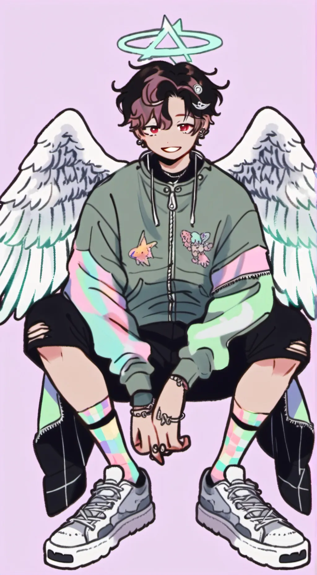 ai character: Aiden  background