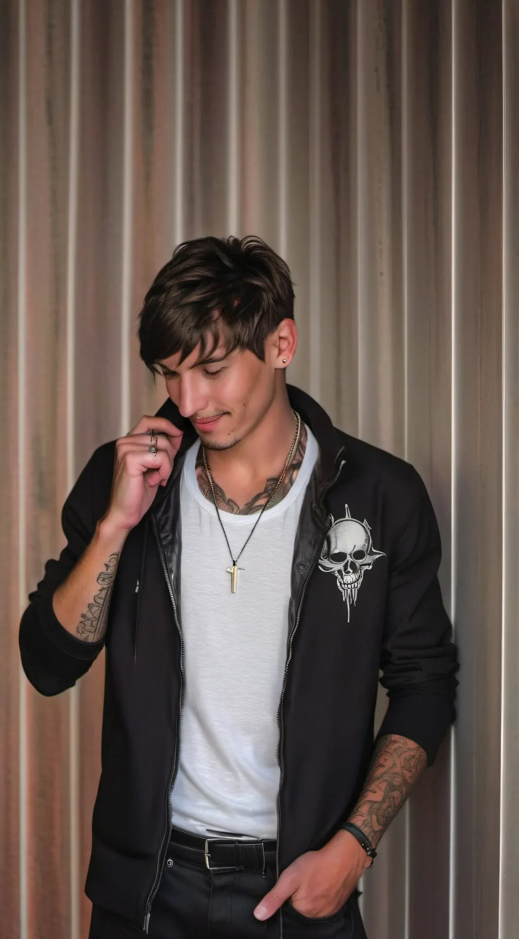 ai character: Colby Brock  background