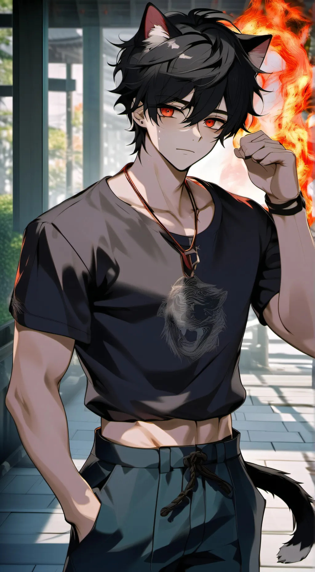 ai character: Noah  background