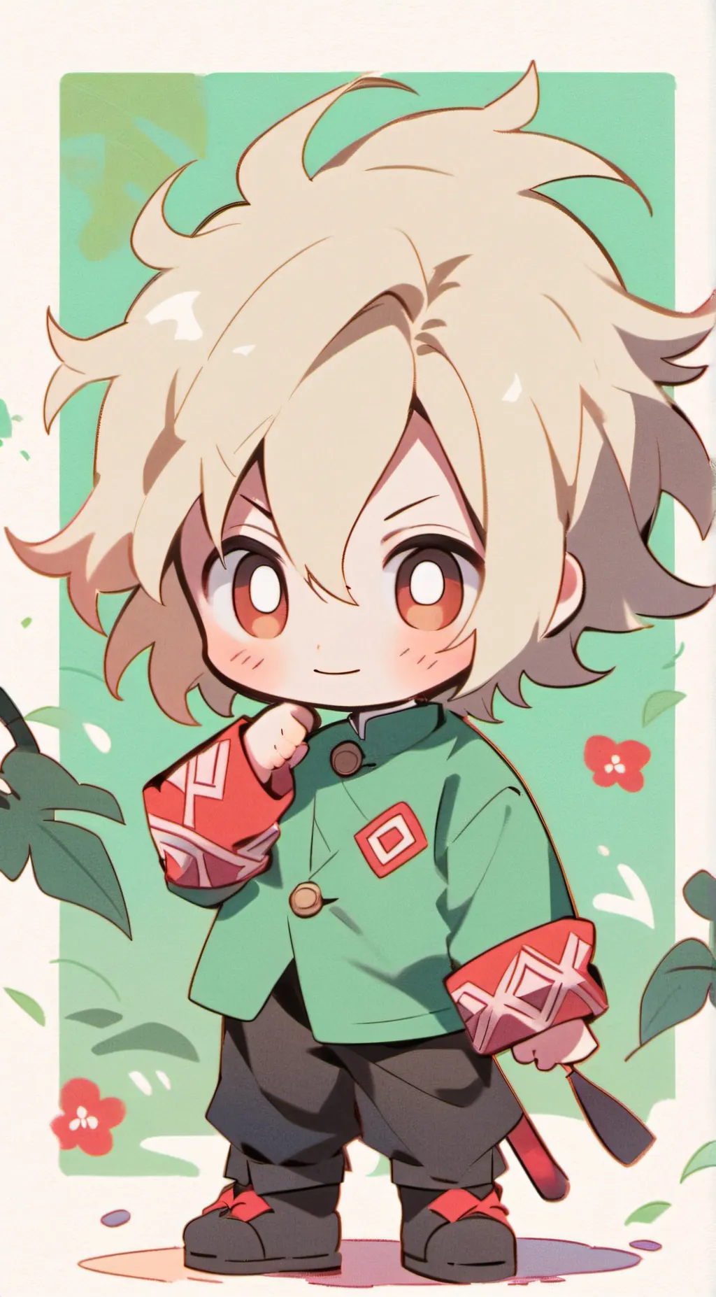 ai character: Mushroom background