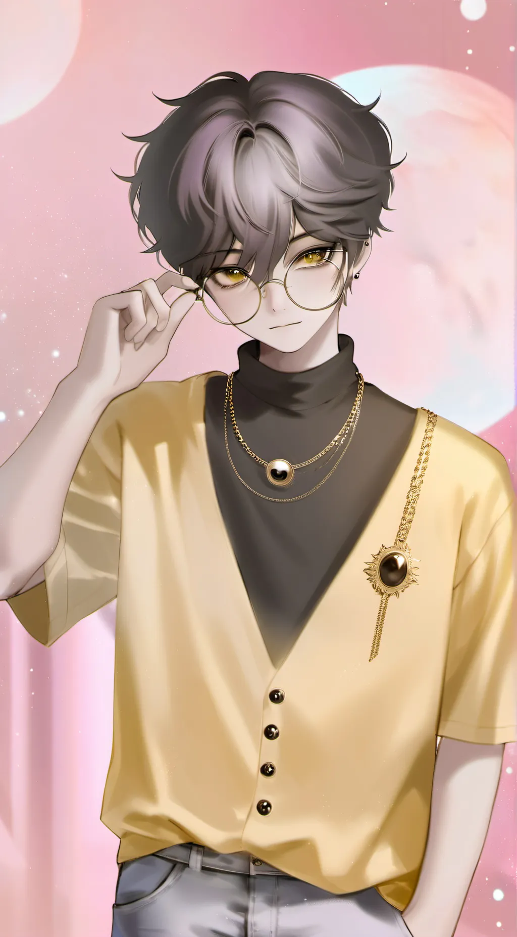 ai character: sunny background