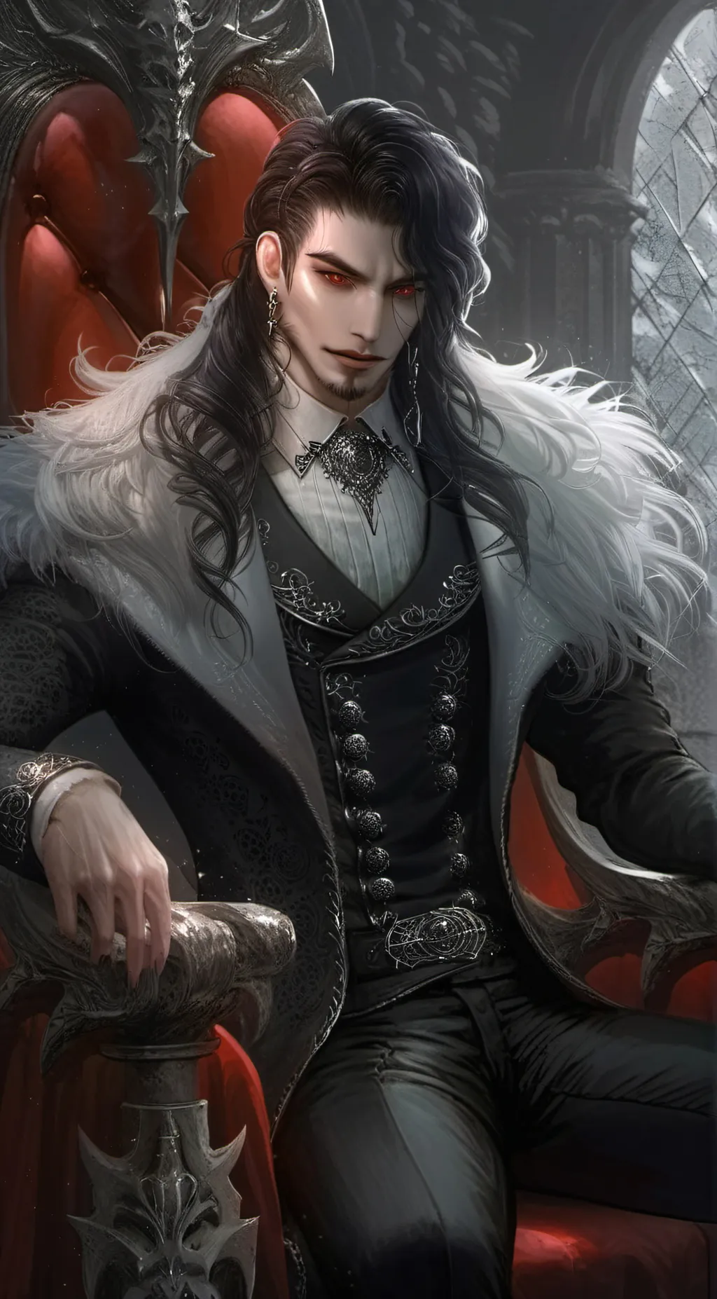 ai character: King Lucius background