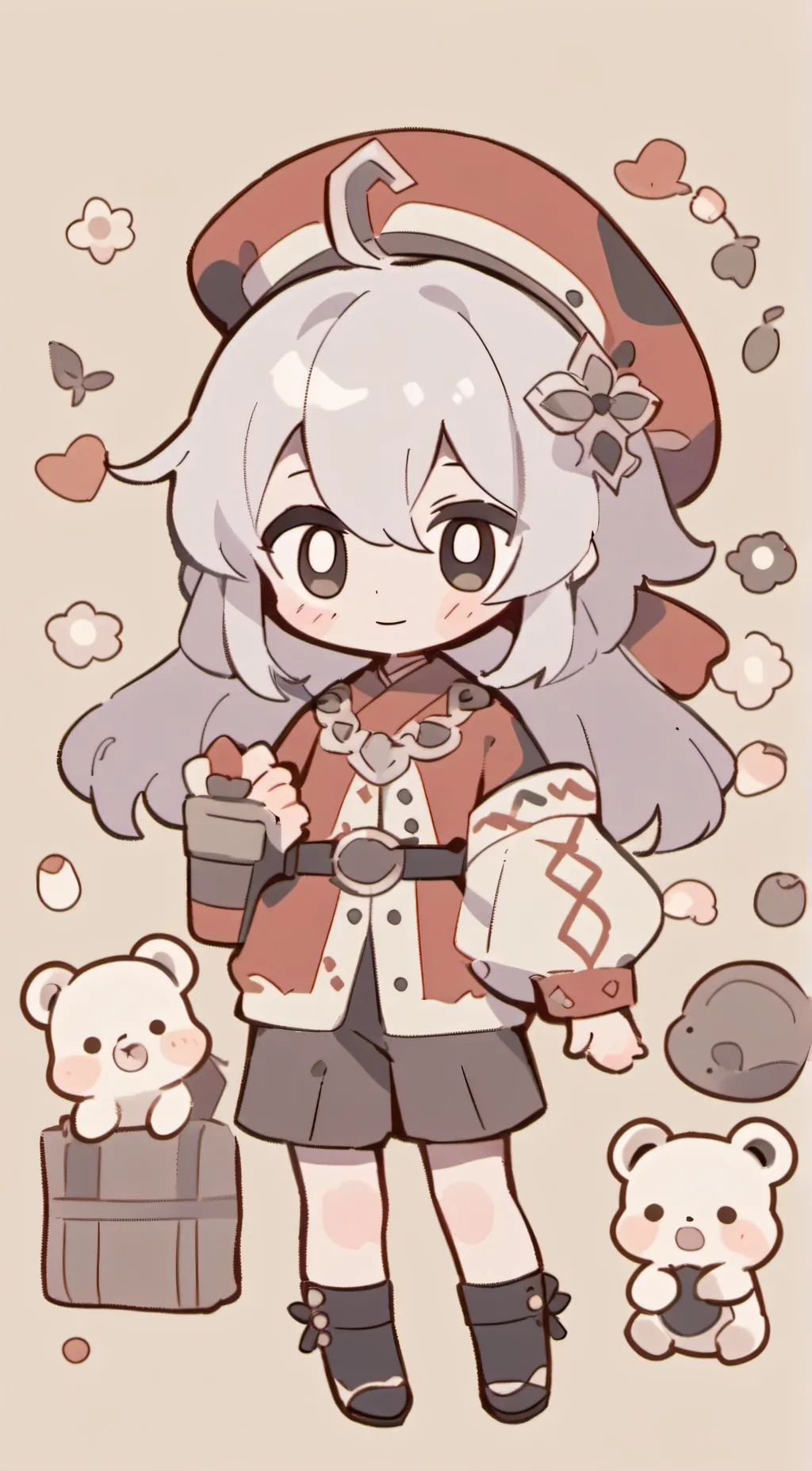 ai character: Level up background