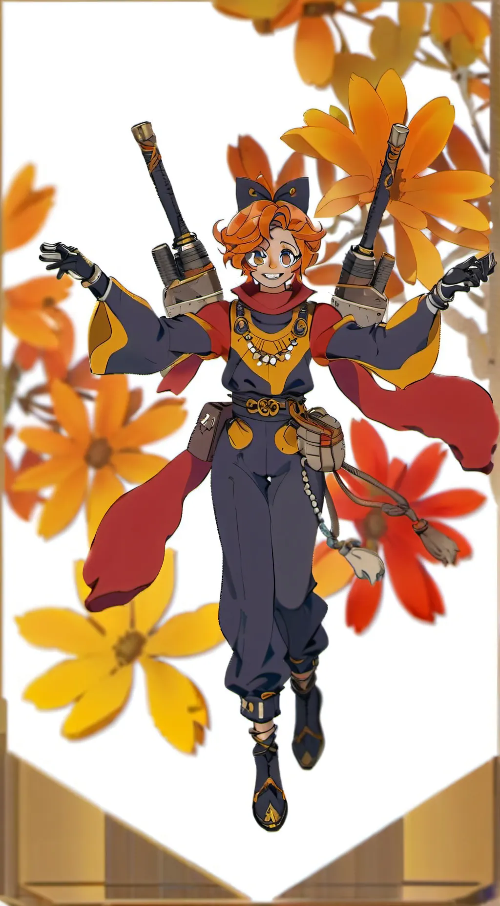 ai character: bloomy  background