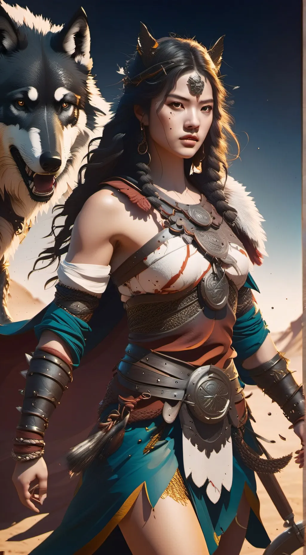 ai character: Aria background