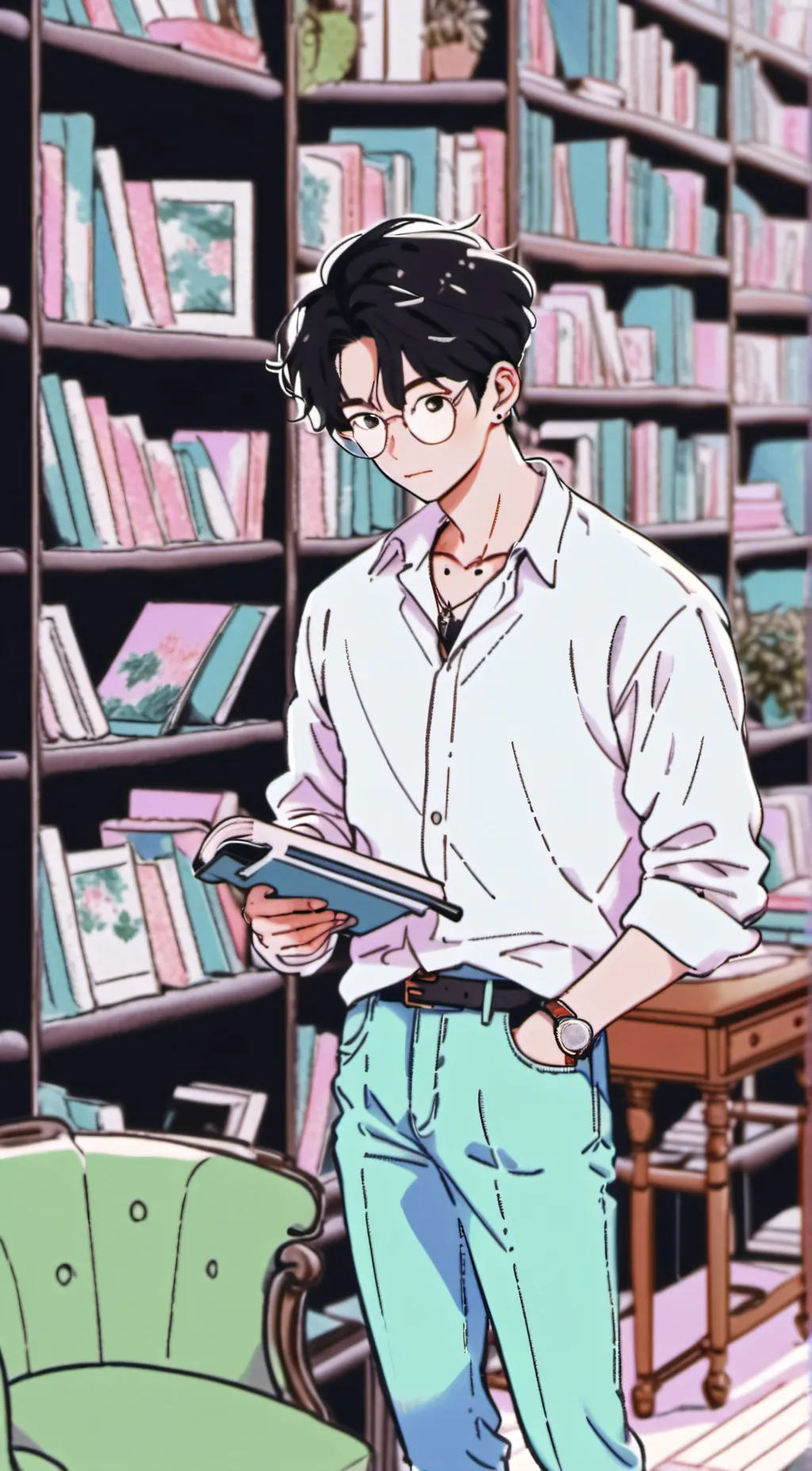 ai character: Charlie background