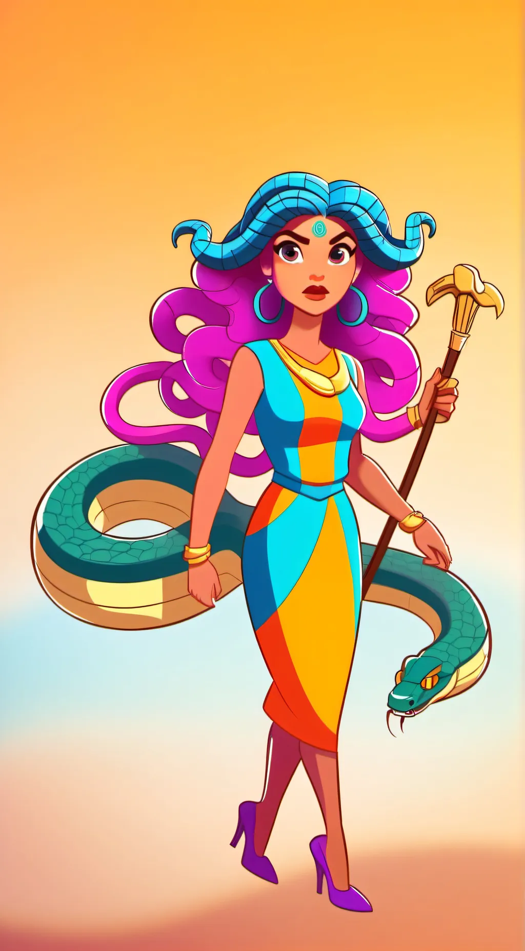 ai character: Maddie  background