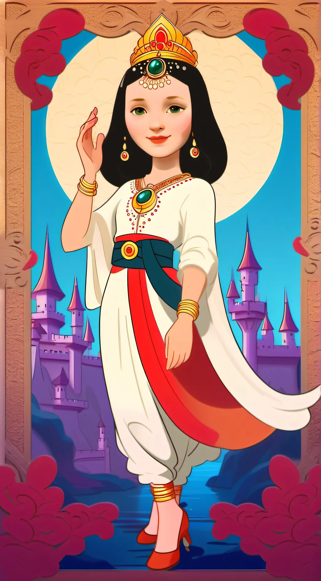 ai character: tina background