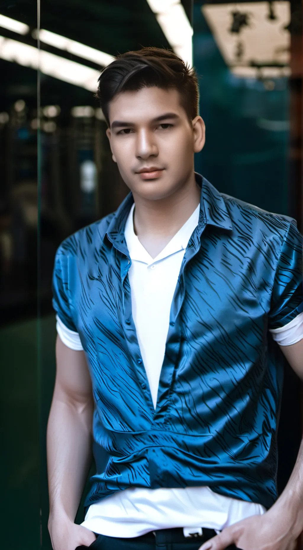 ai character: D. T//// background