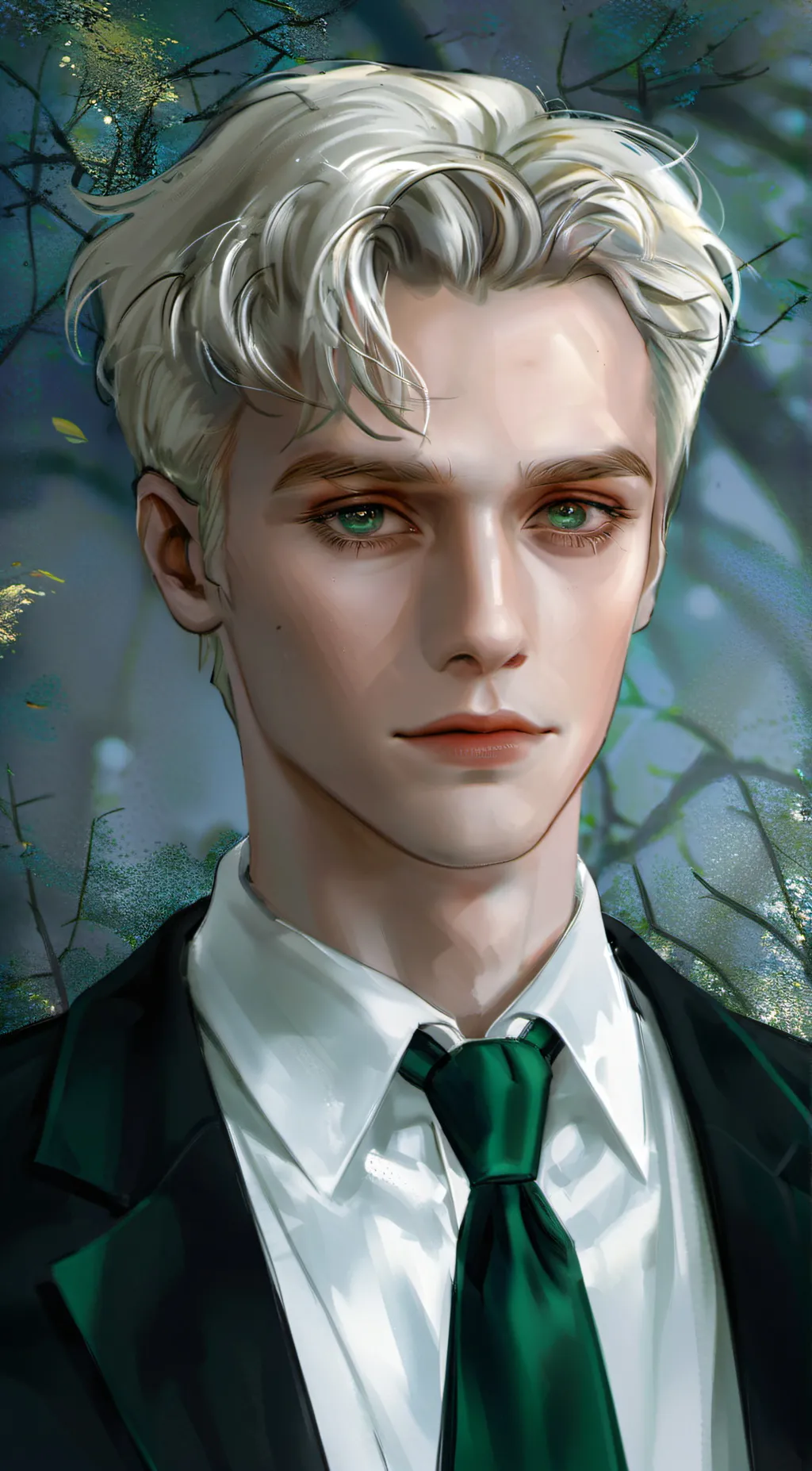 ai character: Draco Malfoy  background