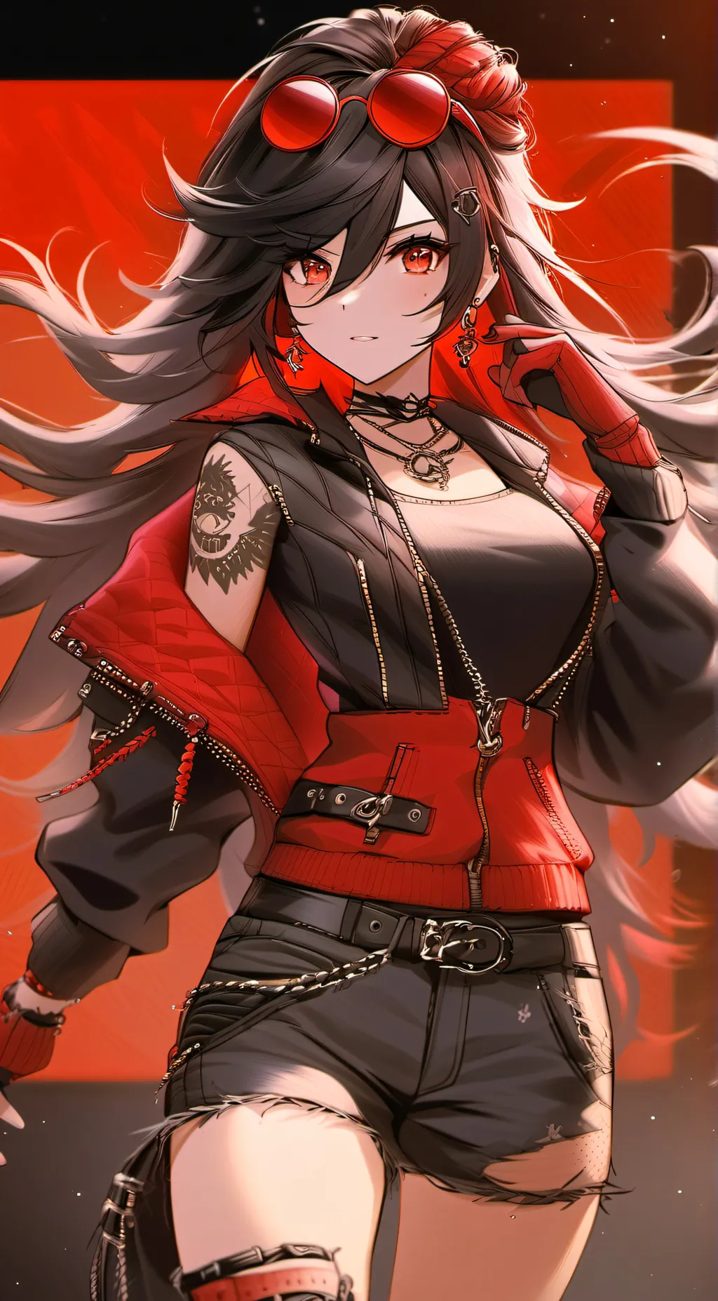 ai character: Raven background