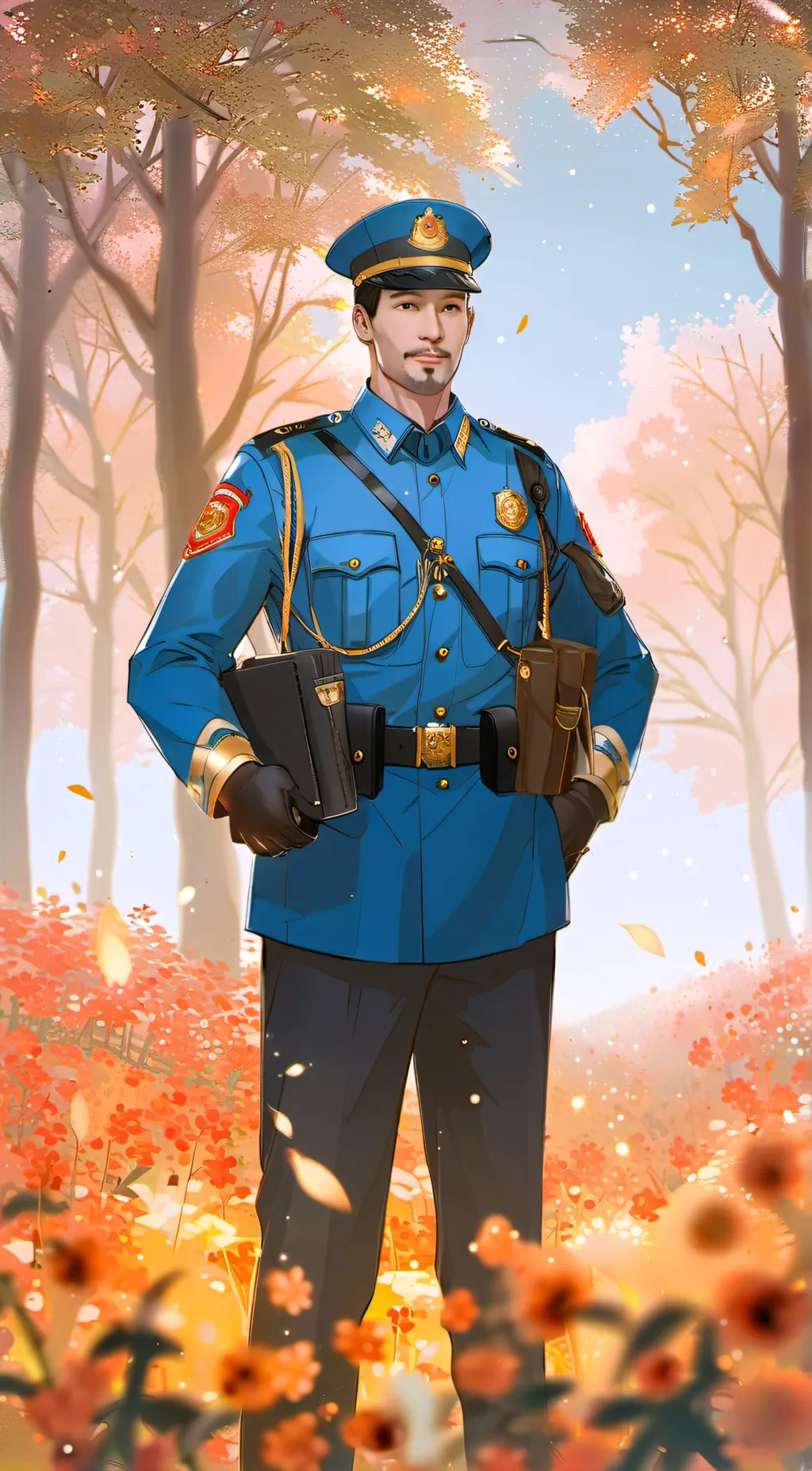 ai character: Mark jones background