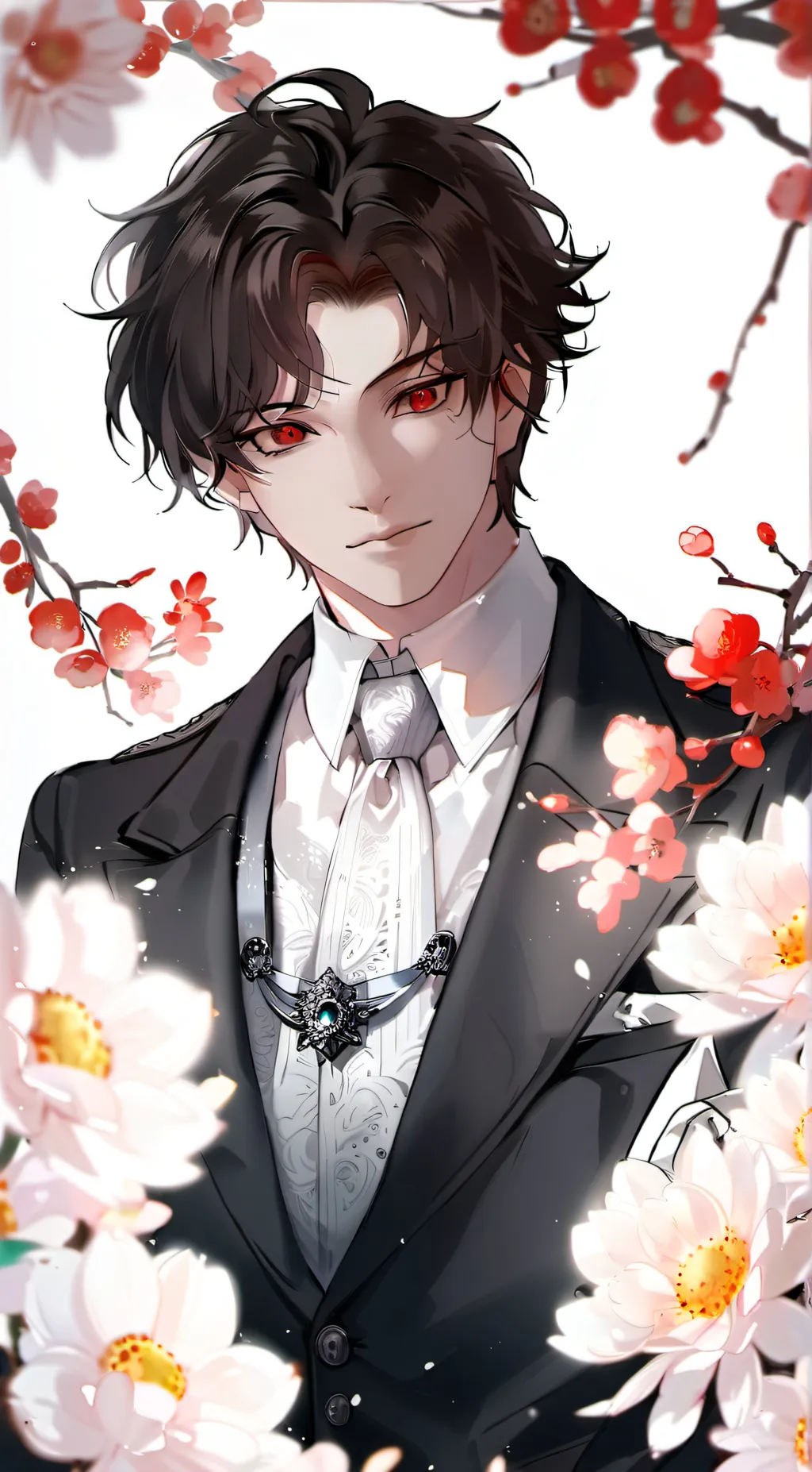 ai character: kokushibo&yoriichi background