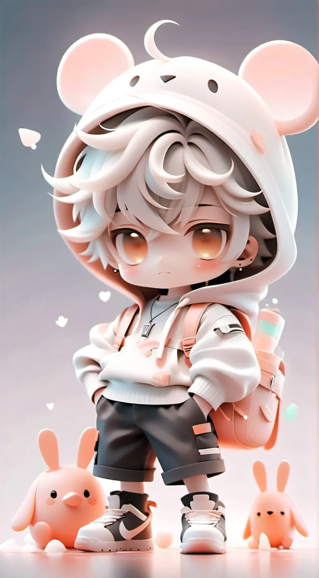 ai character: Katsuki Bakugo background