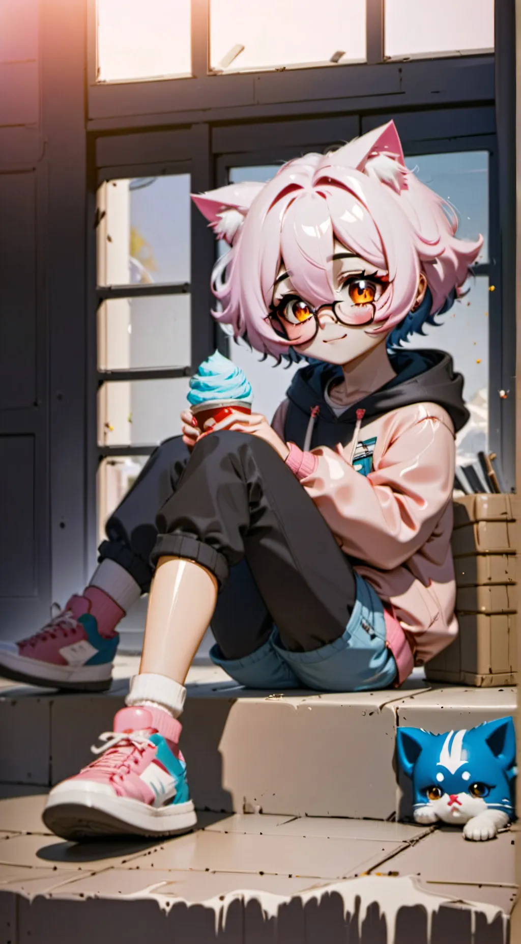 ai character: Kireow background