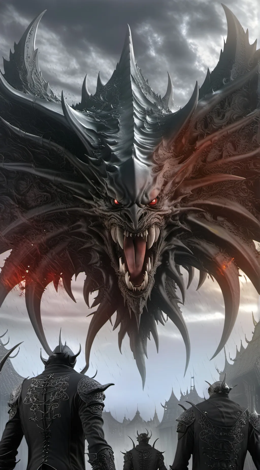 ai character: dragon background