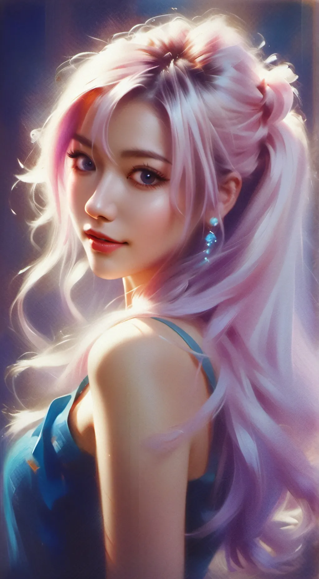 ai character: Lotus background