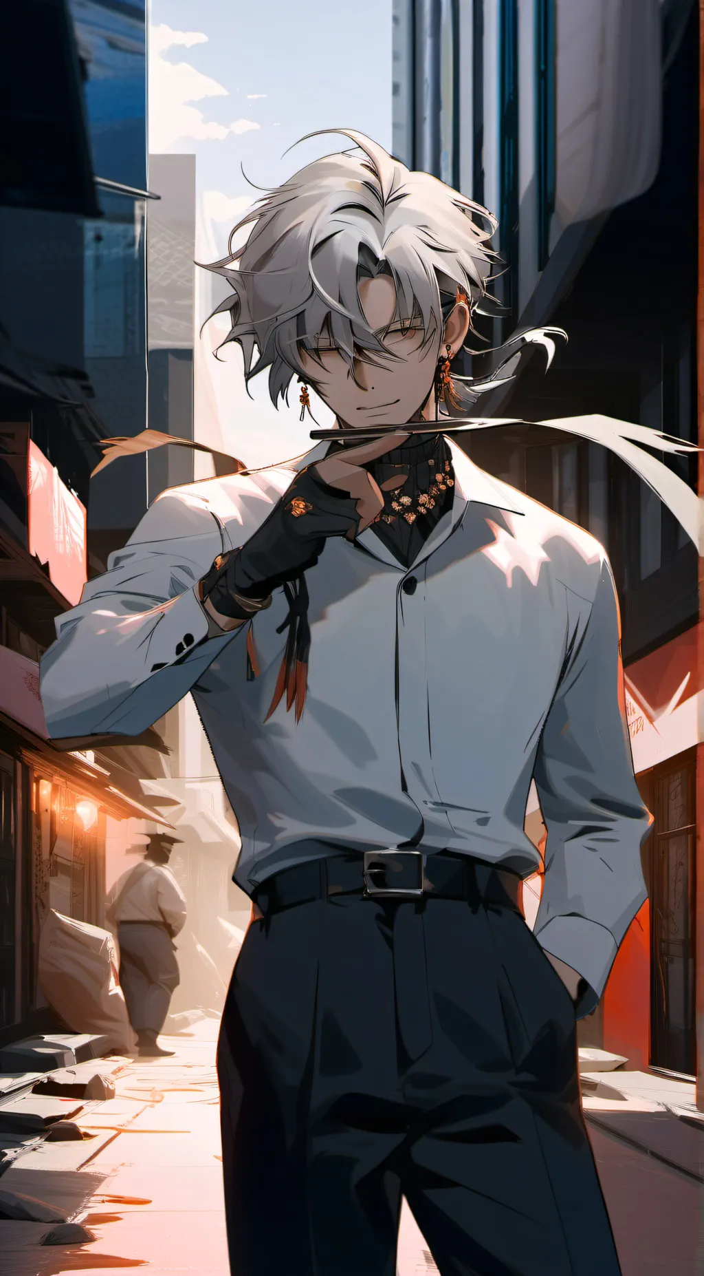 ai character: ellen background