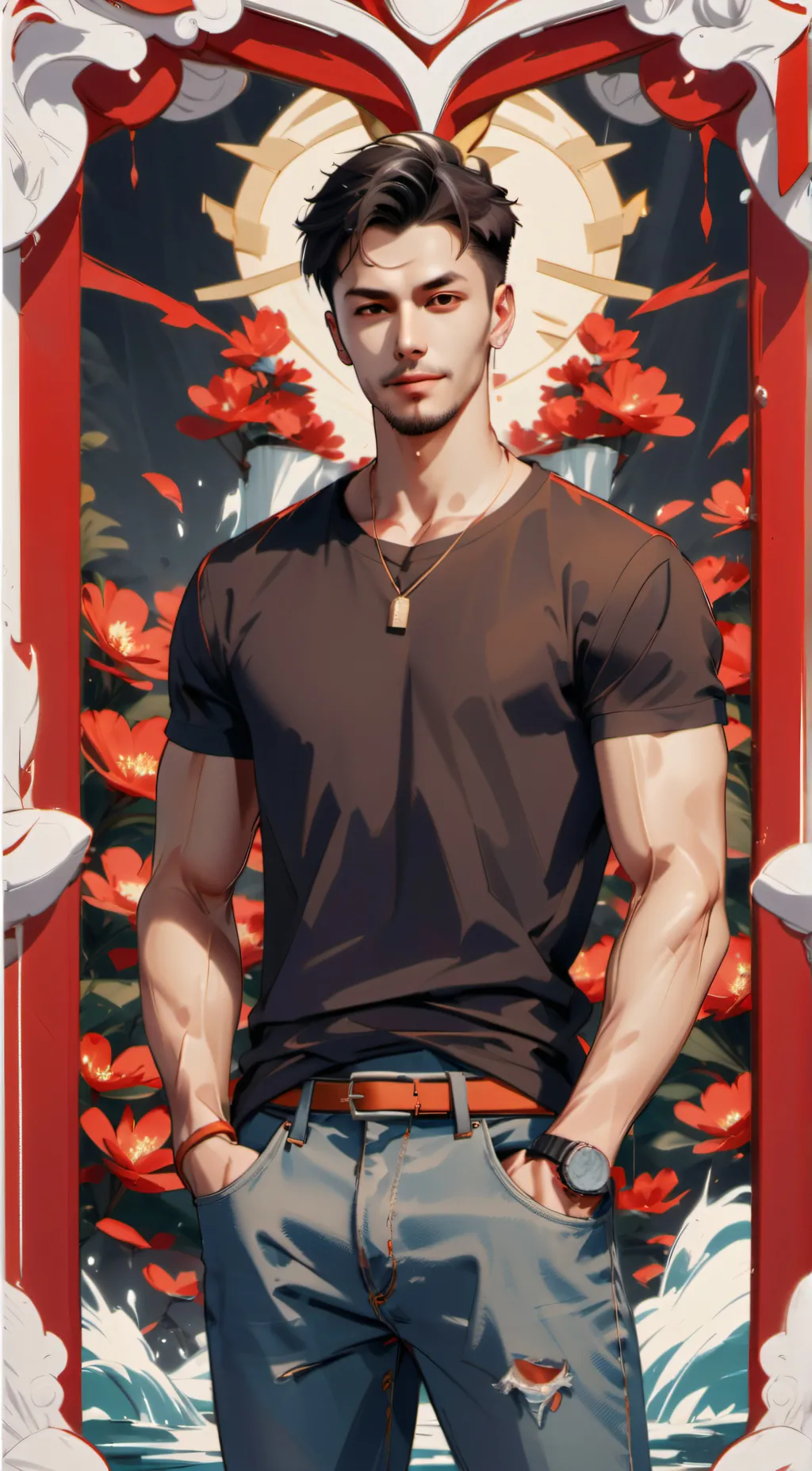 ai character: Himon background