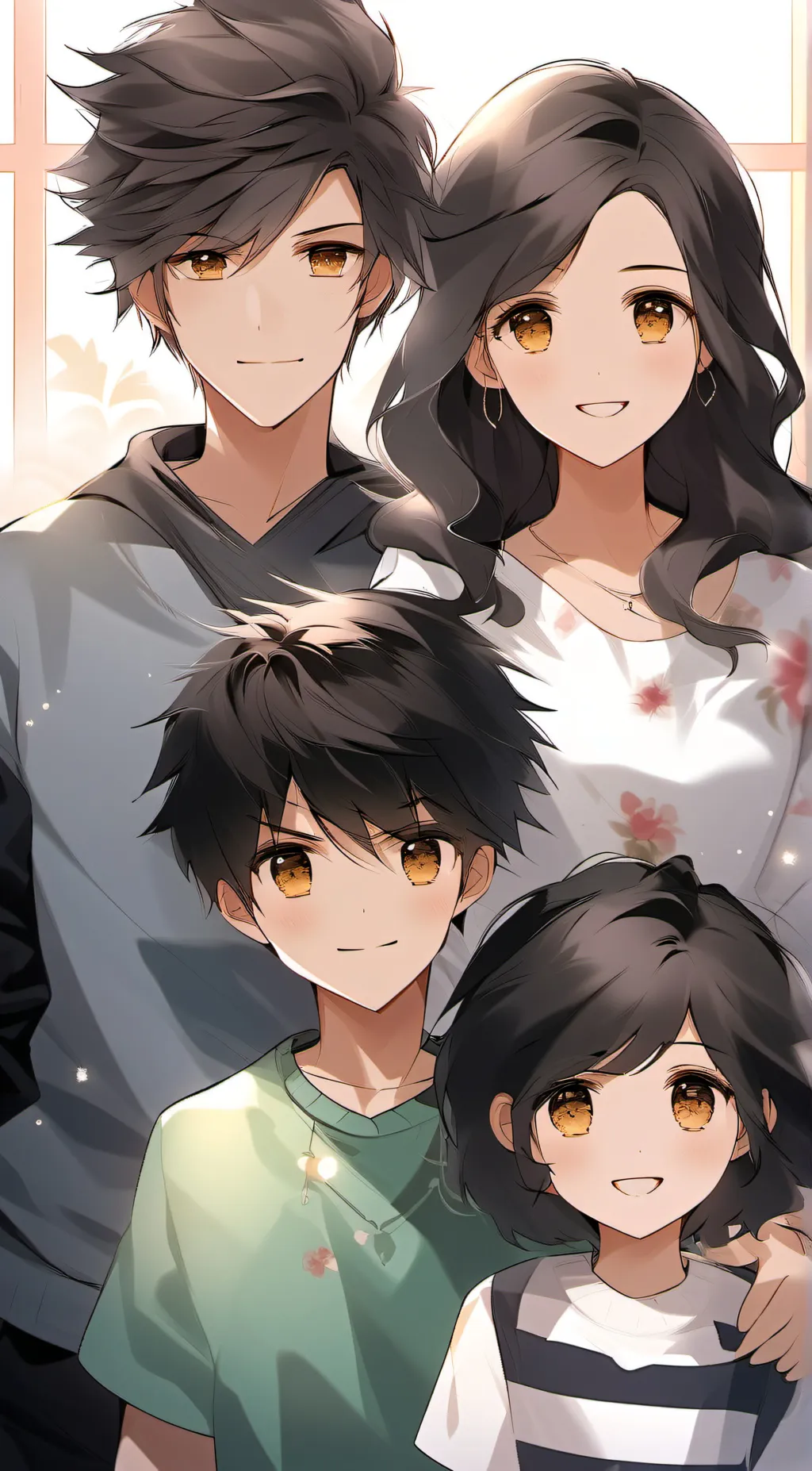 ai character: big family background