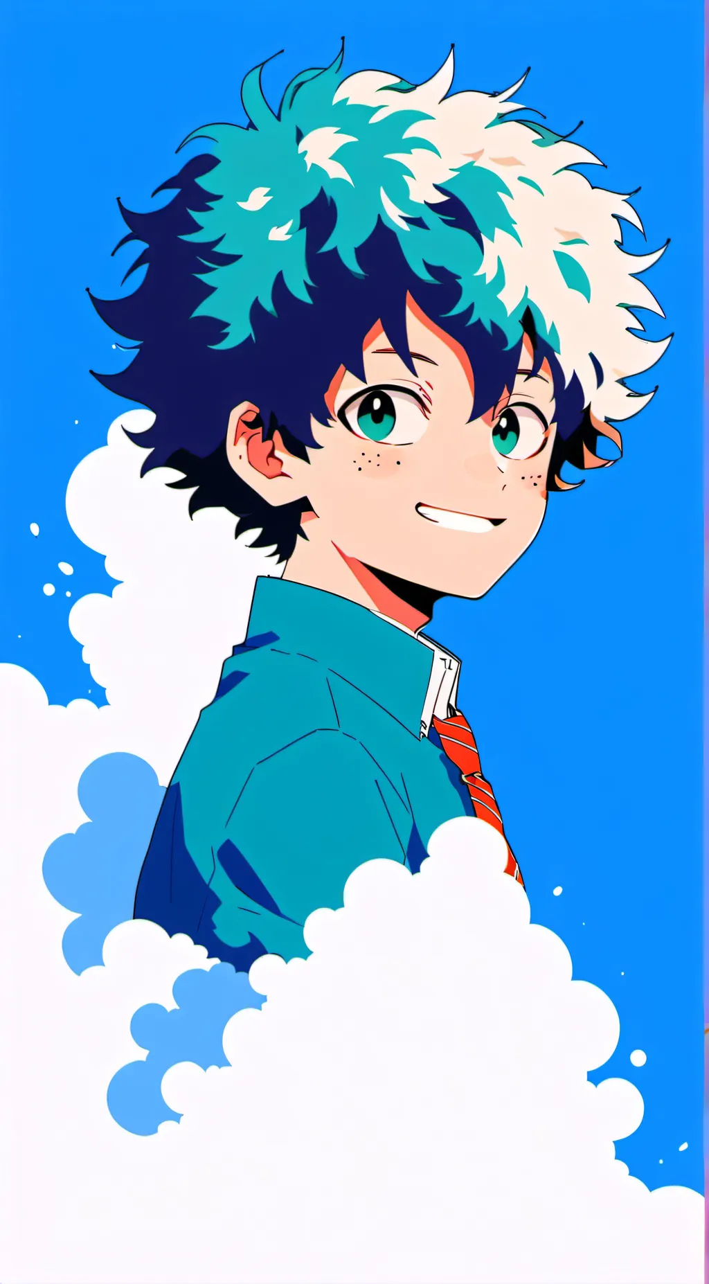 ai character: Izuku Midoriya background