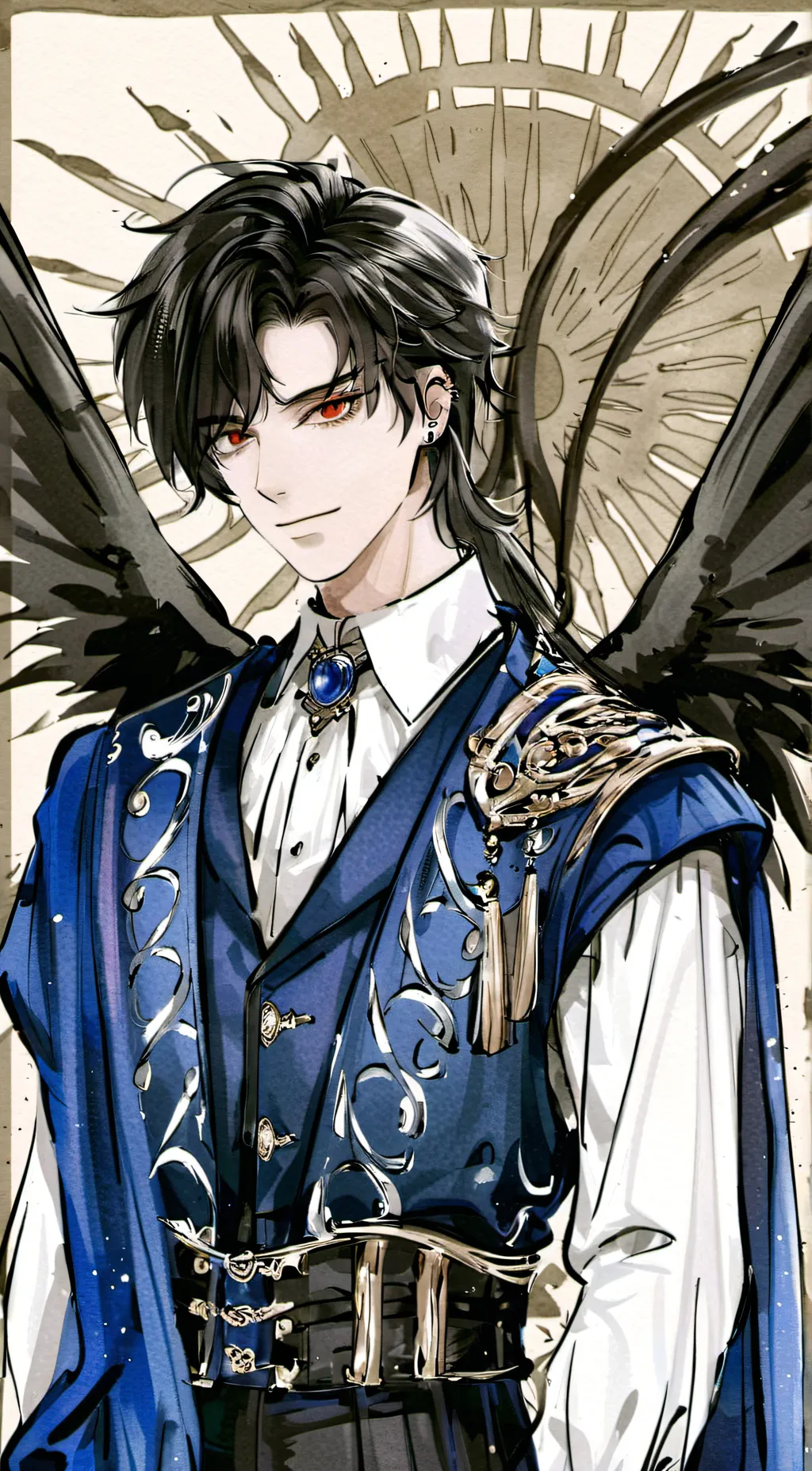 ai character: vincent background