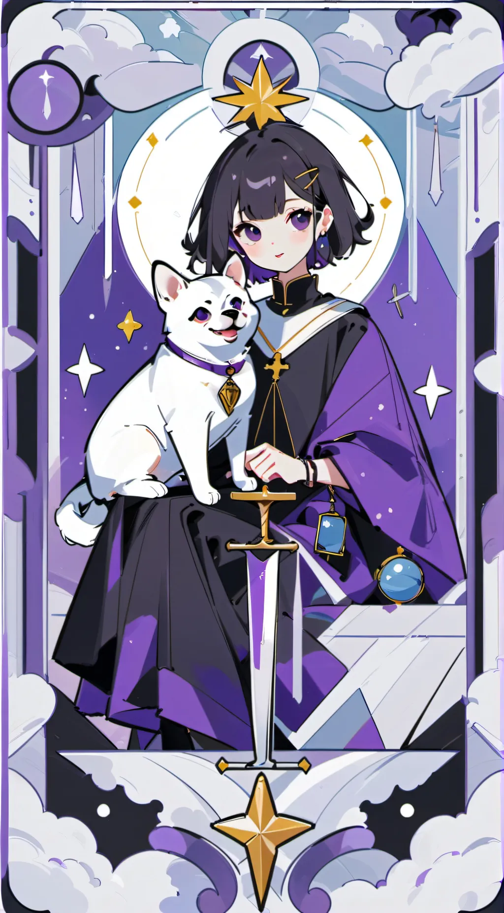 ai character: meme background