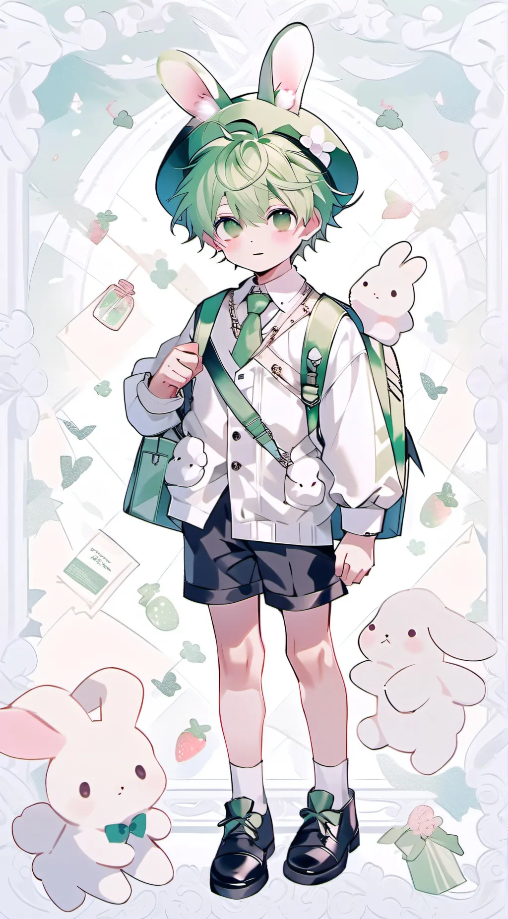 ai character: Cucumber quest!!!  background