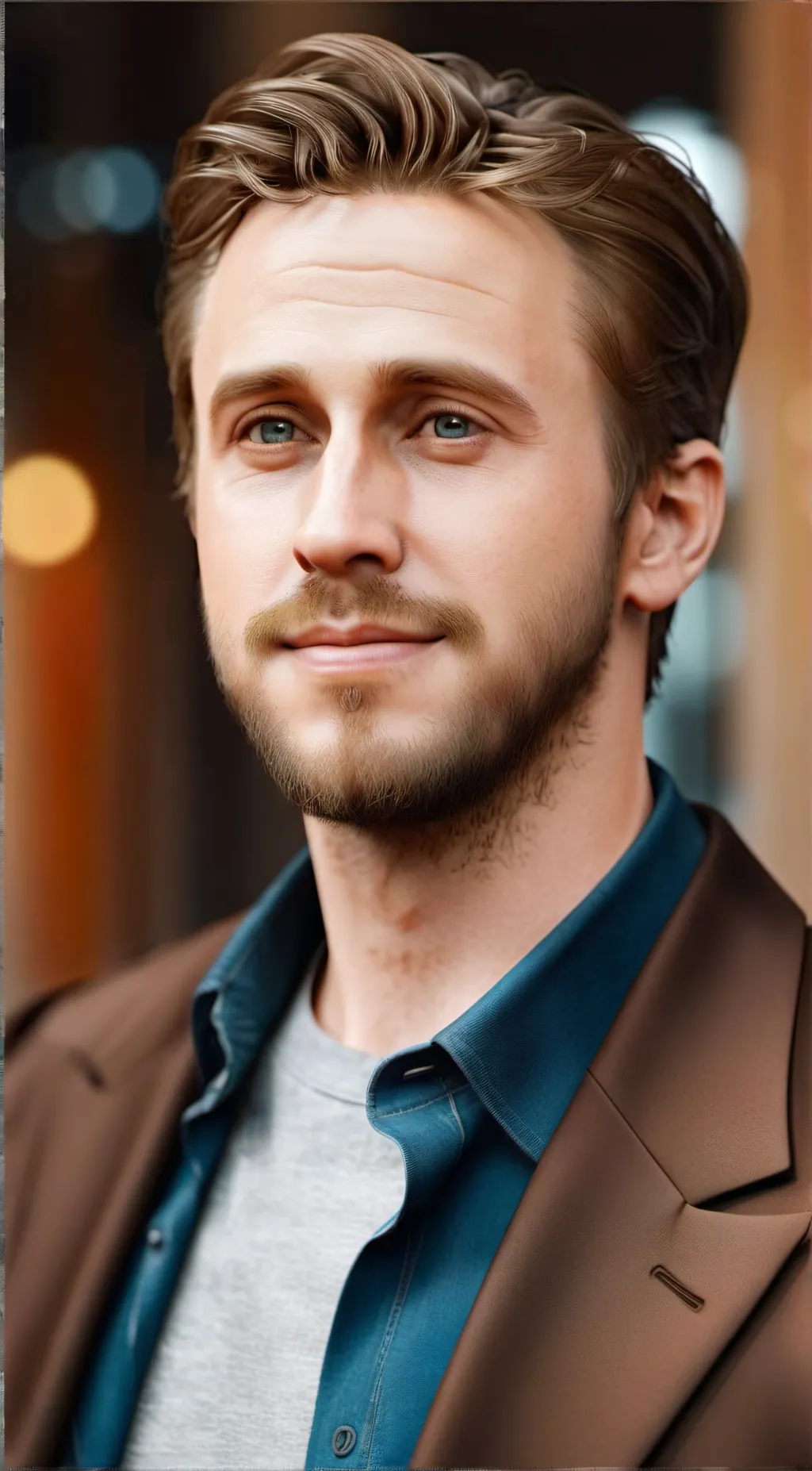 ai character: Ryan gosling background