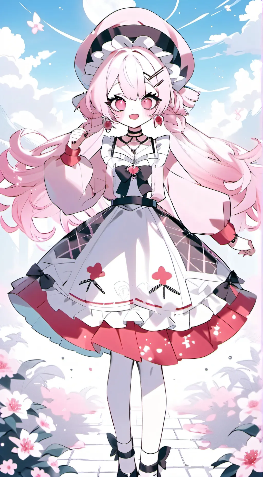 ai character: pinky background