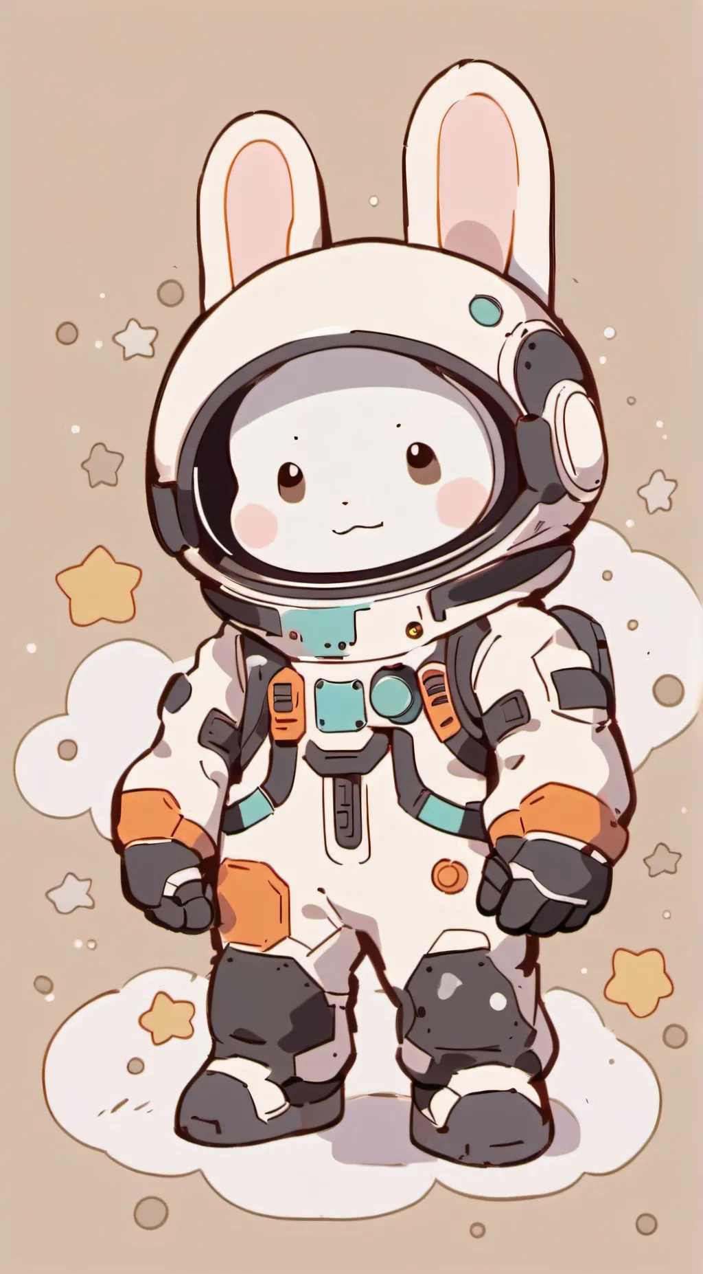 ai character: Olive background