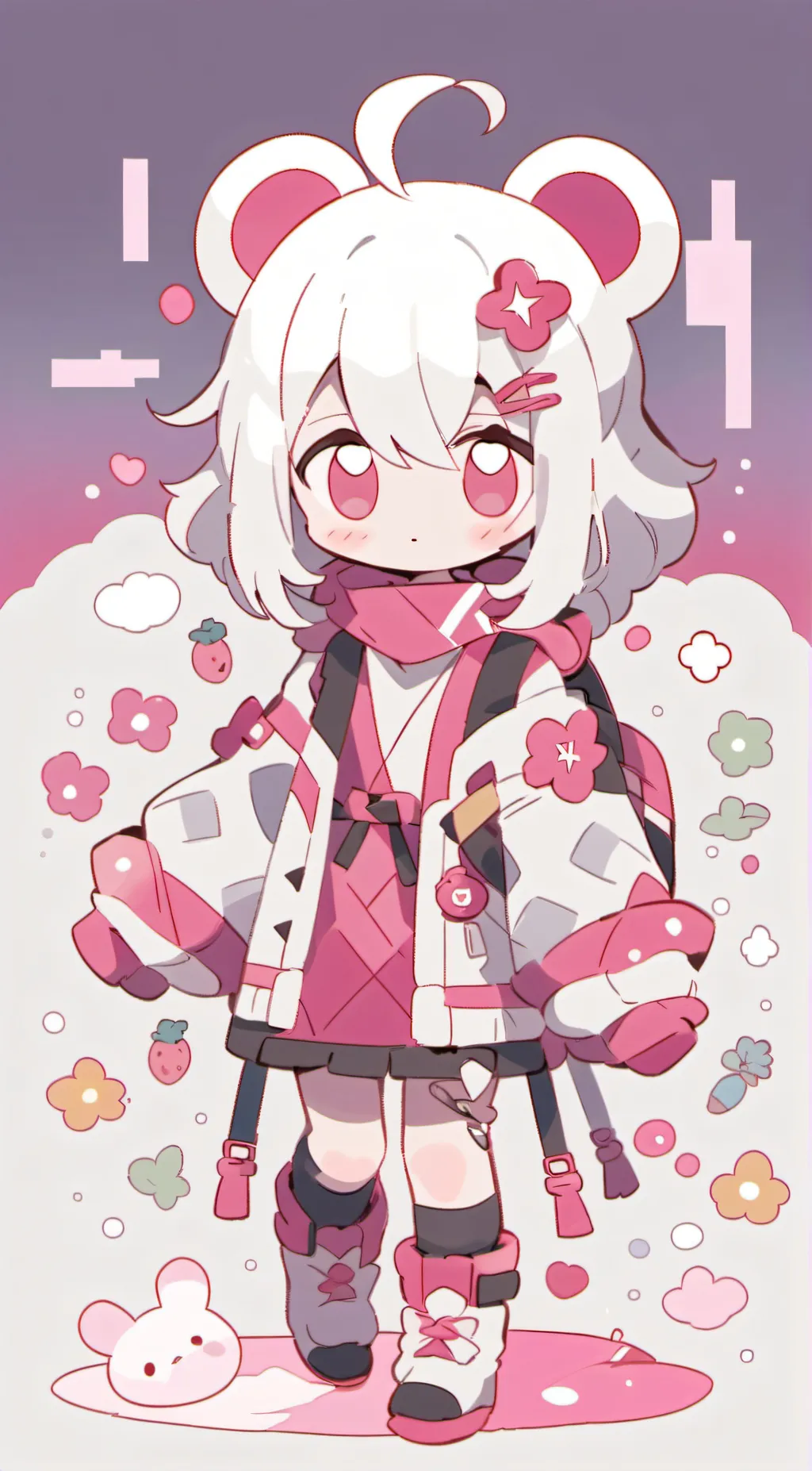 ai character: Haruka background