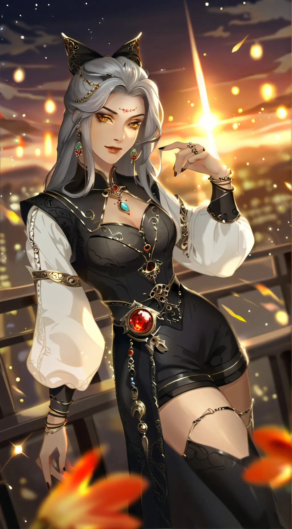 ai character: Aria background
